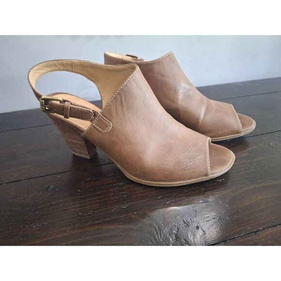 EUC Naturalizer Takoda Brown Dress Sandal/Sz. 8M - Picture 1 of 11